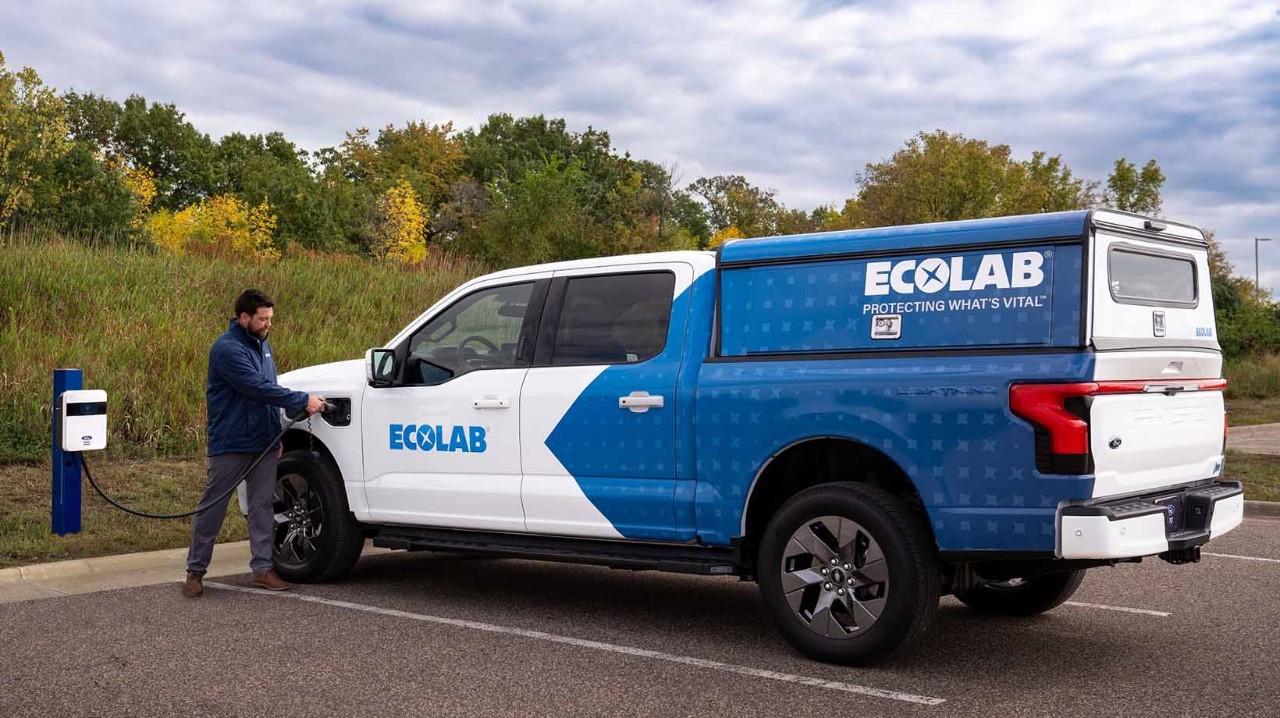 Ecolab electric truck