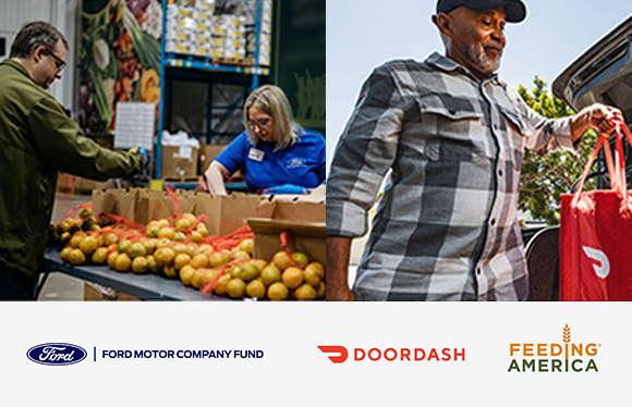 Ford Fund DoorDash Feeding America Partner Up
